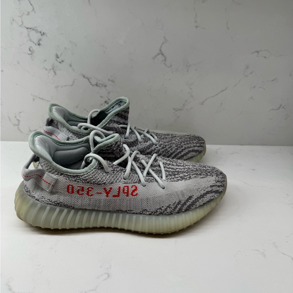 Adidas Yeezy Boost 350 V2 Gray with Red Accents